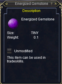 Energized Gemstone